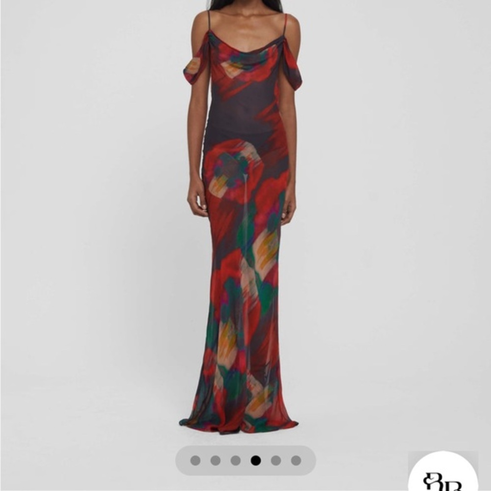 Rat and Boa Adriana maxi see thru Dress size medium